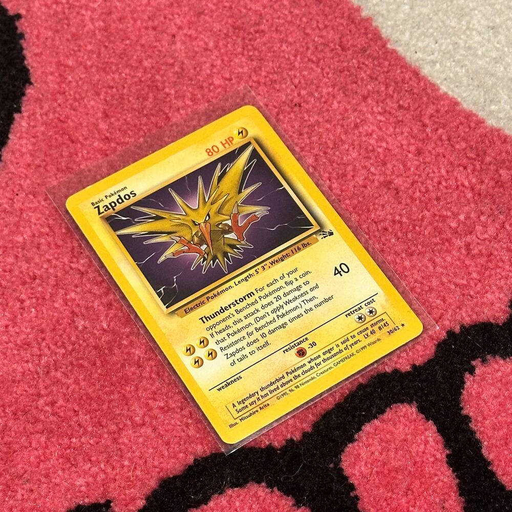Zapdos #30 – Pokémon Fossil [Non-Holo]